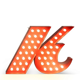 Графический светильник DelightFULL Letter K