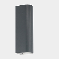 Wall fixture IP65 Max Double Emission LED 17.8W 3000K CASAMBI Urban grey 1221lm