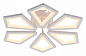 10284/6LED Escada Sails потолочный светильник, 65Вт, 3000, 4000, 6500K, 6040лм, белый — фото 2