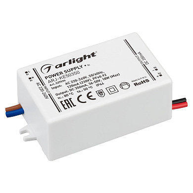 027594 Arlight LED драйвер ARJ-KE50350 (18W, 350mA, PFC)