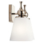 Cosabella 15" 2 Light Vanity Light with Cosabella 15" 2 Light Vanity Light with Satin Etched Case Opal Glass Polished Nickel настенный светильник 55091PN Kichler — фото 4