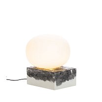 Magma Two Low, белое матированное стекло, белое основание