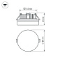 020809 Arlight Светильник LTD-80R-Opal-Roll 5W Warm White — фото 1