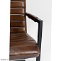 86672 Консольное кресло Lola Leather Brown Kare Design