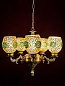 Traditional 5 Lights Urn Chandelier люстра FOS Lighting Priyanka-LotaLeaf-CH5