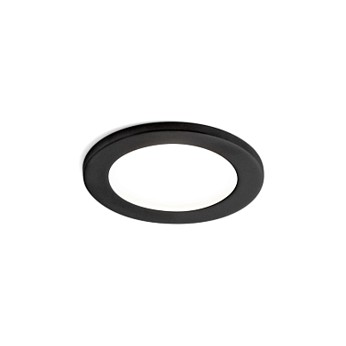 LUNA ROUND 1.0 LED HV Wever Ducre встраиваемый светильник черный