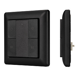 031100 Arlight INTELLIGENT  Панель DALI-223-1G-2S-IN-BLACK