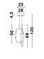 9862872 ZIMBA Novaluce светильник LED 28Вт 230В Lm 3000K IP20