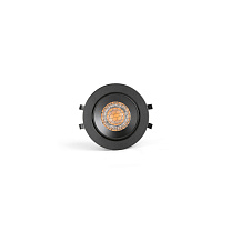 KIVI Black orientable recessed 7W 2700K 36° IP44