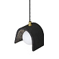 MLCMP022 Mullan минималистичный подвес Tansy, органическая керамика Black Clay — фото 4