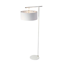 Напольный светильник Balance Elstead BALANCE-FL-WPN белый и полированный никель