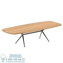 EXES СТОЛ 300X120CM АЛЮМИНИЕВЫЕ НОЖКИ БРОНЗА - СТОЛ ИЗ ТИКА Royal Botania