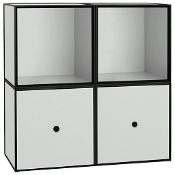 71075-001547 Audo Copenhagen Frame Квадратная полка, светло-серая