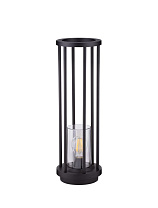 Dark Anthracite Die-Casting Aluminium & Clear Polycarbonate LED E27 1x12Watt 220-240 Volt Bulb Excluded IP65 D:16 H:50cm
