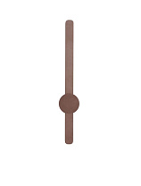 Dark Brown Steel, Aluminium & Silicone LED 11Watt 220-240Volt 895Lm IP20 2700-3000-4000K CCT by Dip Switch D:10 W:6 H:60 cm