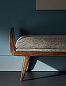 4540 Santana Bench Wren Chenille Arteriors диван