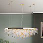 LU 2517/120x45 gold Crystalriver Orion подвесная хрустальная люстра — фото 1