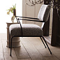 6933 Wallace Chair Pitch Texture Arteriors мягкое сиденье — фото 1