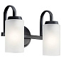 Kennewick 2 Light Vanity Light Black настенный светильник 55086BK Kichler