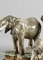 Фарфоровая скульптура группы слонов A Stop Along The Way Lladro 01009387 — фото 1