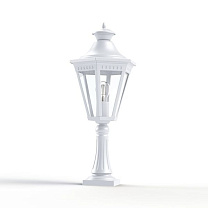 Victoria N° 6; Clear polycarbonate E27 105W; White