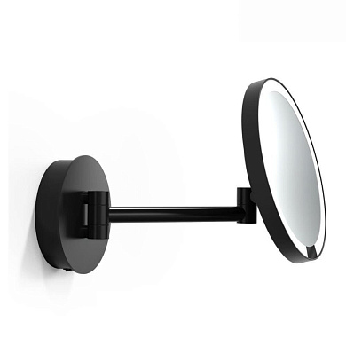0125860 Decor Walther Just зеркало с подсветкой черный матовый