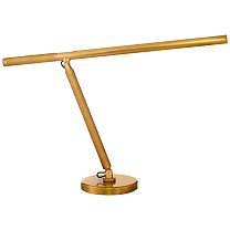 Barrett Knurled Boom Arm Desk Light натуральная латунь