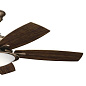 52" Cameron Fan Weathered Copper Powder Coat люстра-вентилятор 310204WCP Kichler — фото 3