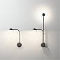 168511/10 Vibia Pin 2X Левый - 1685 настенный светильник — фото 5