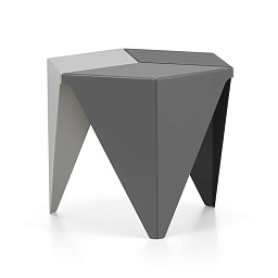 20130506 Vitra Prismatic Журнальный столик серый многоугольный