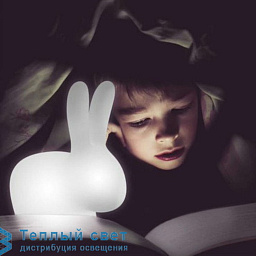 90007LED Qeeboo Rabbit уличная настольная лампа в форме зайца с мягким свечением