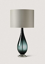 Petrol with Nickel Base shown with 16 Tall Cylinder in Dove Satin with Cream Card lining