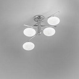 Metal Lux Dolce PL 4L H36 современный потолочный светильник с четырьмя лампами прозрачный; хром 260.344.01