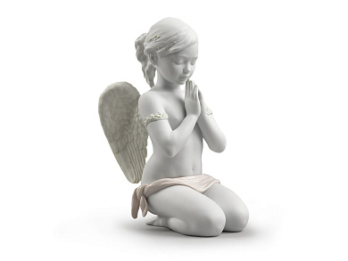 HEAVENLY PRAYER ANGEL Фарфоровый декоративный предмет Lladro 1009291