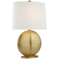 Mariza Medium Table Lamp позолота с льняным абажуром