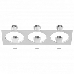 217536 Lightstar Intero 16 тройная рамка для встроенных потолочных светильников белого цвета