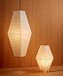 Бумажный абажур HAY Paper Shade Diamond Ø50, классический белый — фото 9