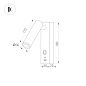 Настенный светильник для чтения с USB Arlight SP-BED-CHARGE-S60x125-3W — фото 1