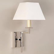 WA0168.NI.SE Devon Wall Light, with Swing Arm, Nickel