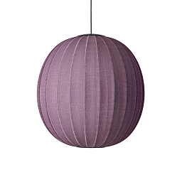 KW75 BU LED Made by Hand Knit-Wit Светильник Ø75 с бордовым текстильным абажуром LED
