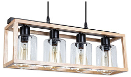 A7025SP-4BK Arte Lamp Dublin подвесная люстра с четырьмя цилиндрическими плафонами на металлической балке