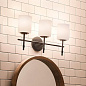Ali 11.5" 3 Light Vanity Black настенный светильник 55142BK Kichler — фото 2