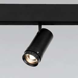 a062818 Elektrostandard Slim Magnetic магнитный трековый прожектор с цилиндрическим корпусом черного цвета
