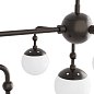 Люстра Arteriors Utica, английская бронза и матовое стекло — фото 7