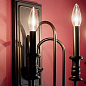 Karthe 3 Light Wall Sconce Black настенный светильник 52473BK Kichler — фото 1