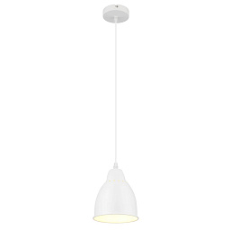 A2054SP-1WH Arte Lamp BRACCIO подвесной светильник с широким белым плафоном