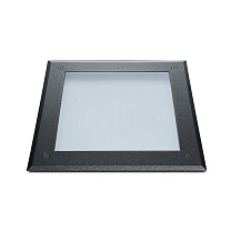 Megazip квадратный Comfort черный 3000 K 8.6 Вт