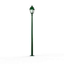Avenue 3 N° 11; Opal PMMA Built-in LED 3000°K warm white 35W; Fir green