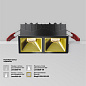 DL043-02-10W4K-SQ-B-1 Maytoni Alfa LED Встраиваемый светильник 20W 2040лм Черный — фото 1