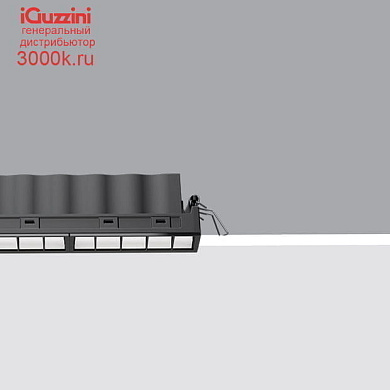 QJ79 Laser Blade XS iGuzzini Recessed Minimal section 10 LEDs - integrated DALI - Wall Washer Longitudinal Glare Control